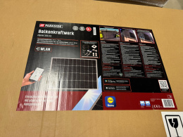 Paleta A/B K600 10* Panele fotowoltaiczne Parkside PBKW 300 A1 Smart
